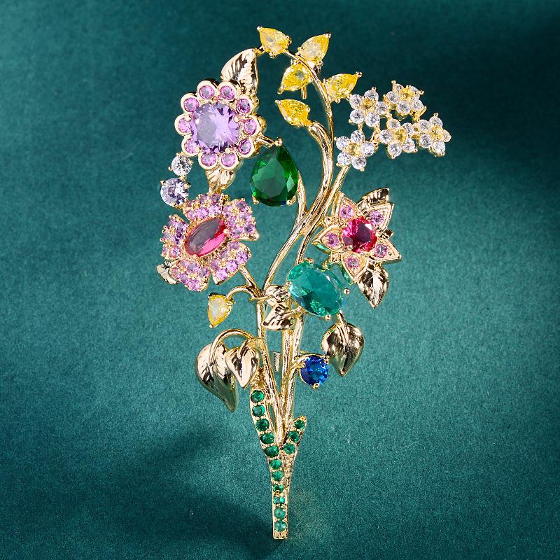 Autumn Women s Design Luxury Brooch Clothing Jewelry Colorful Flower Brooch Copper Micro Inlaid Zircon Creative Pin Gift
Autumn Women s Design Luxury Brooch Clothing Jewelry Colorful Flower Brooch Copper Micro Inlaid Zircon Creative Pin Gift
