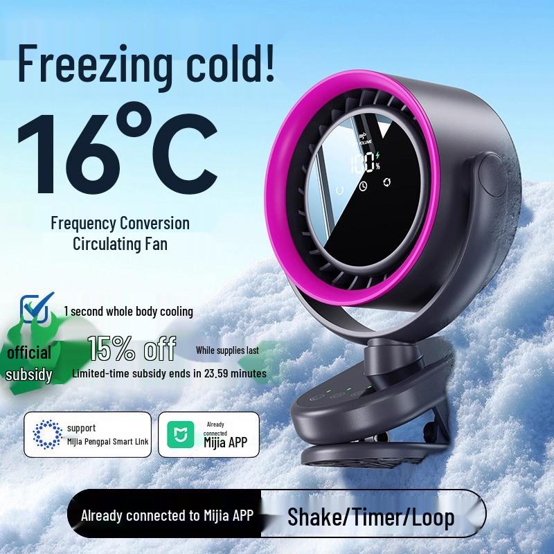 USB Mini Clip-On Desk Fan: Strong Wind for Home, Office, Dormitories Dark Grey - Electric
USB Mini Clip-On Desk Fan: Strong Wind for Home, Office, Dormitories Dark Grey - Electric