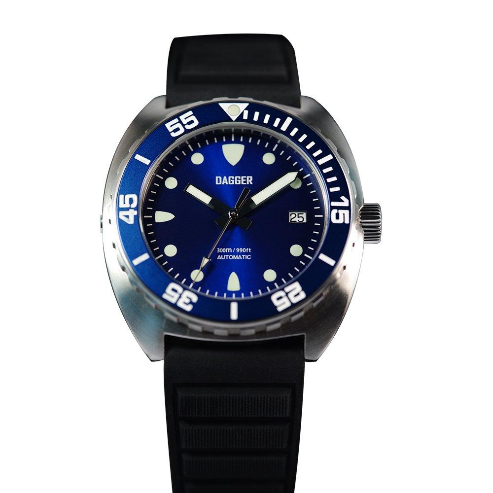 DAGGER LLB 300m Pro Dive Automatic Watch Helium Valve Sapphire Rotating Bezel Stainless Steel Rubber Strap Blue синій
DAGGER LLB 300m Pro Dive Automatic Watch Helium Valve Sapphire Rotating Bezel Stainless Steel Rubber Strap Blue синій
