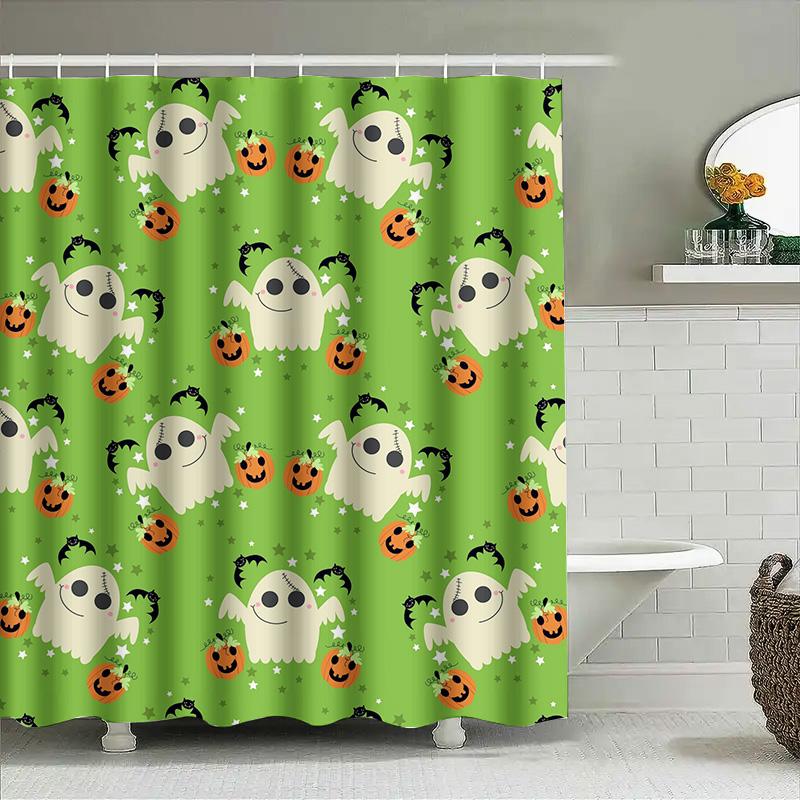 1Pccute Halloween Ghost Pumpkin Shower Curtain For Bathroom Waterproof 60 X 80 W60H190(CM)-1 Pcs
1Pccute Halloween Ghost Pumpkin Shower Curtain For Bathroom Waterproof 60 X 80 W60H190(CM)-1 Pcs