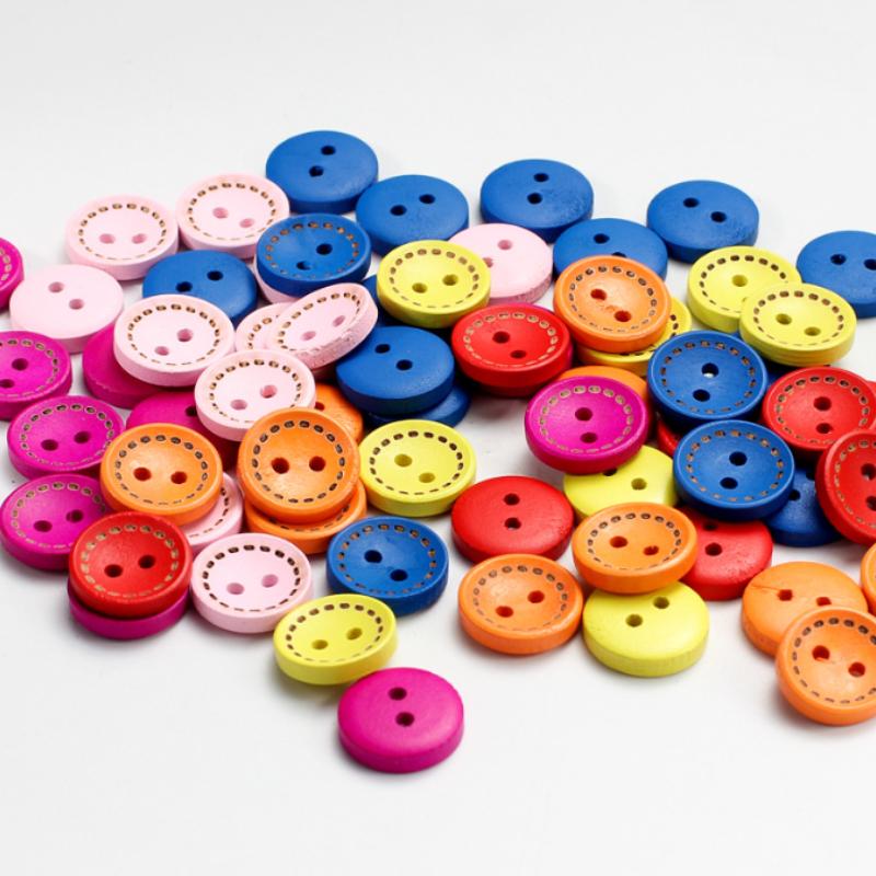 50 wooden round sewing buttons, 2-hole, 15 mm in diameter, sewing buttons, sewing accessories 50pcs
50 wooden round sewing buttons, 2-hole, 15 mm in diameter, sewing buttons, sewing accessories 50pcs