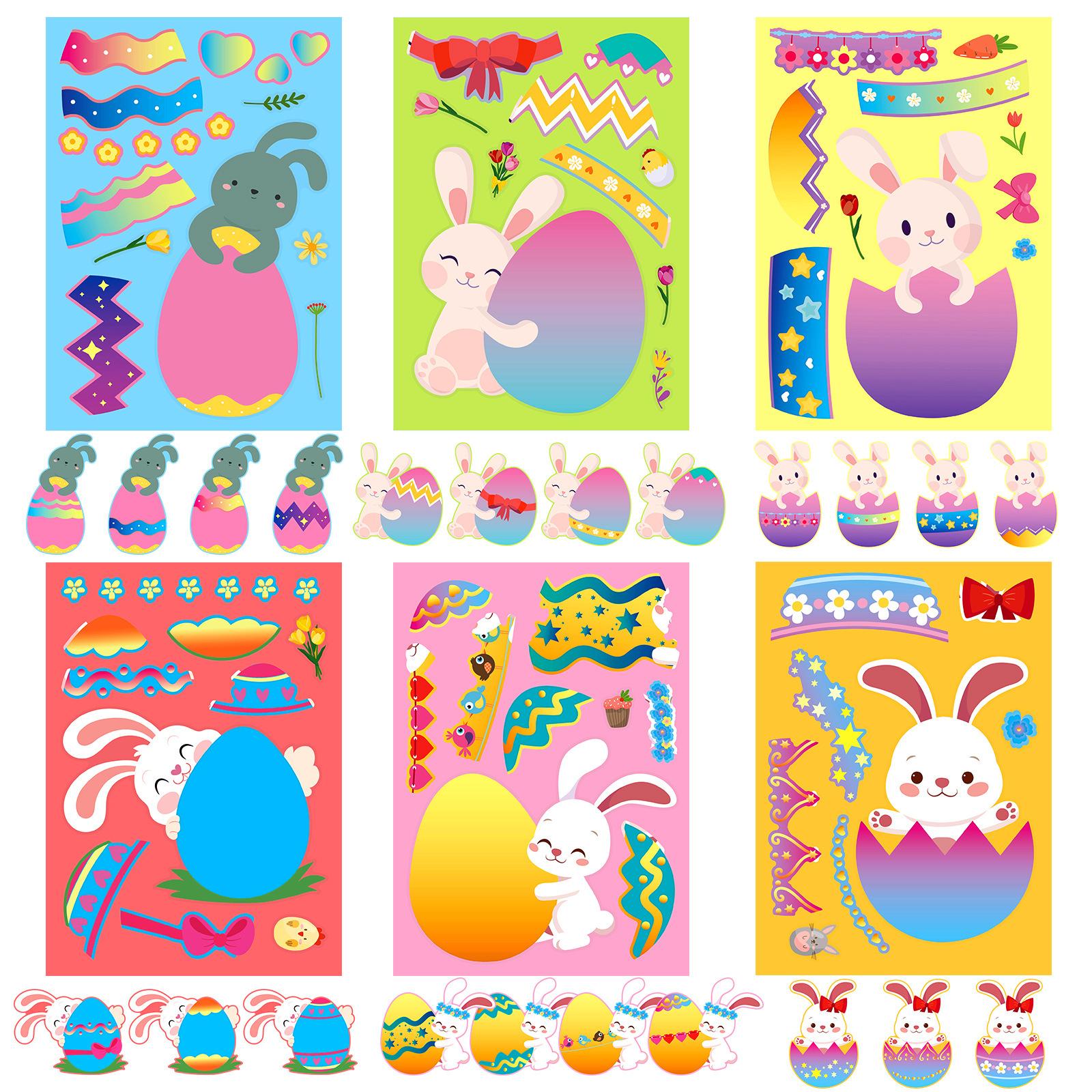 6 картинок/в упаковке серии «Пасха» Воскресение Кролик Яйца Без Повторяющихся Наклеек Наклейки
6 картинок/в упаковке серии «Пасха» Воскресение Кролик Яйца Без Повторяющихся Наклеек Наклейки