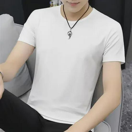 2023 Мужская модная футболка в корейском стиле, однотонная, жаккардовая в полоску - Молодежная мода с коротким рукавом M (80-95 Jin)
2023 Мужская модная футболка в корейском стиле, однотонная, жаккардовая в полоску - Молодежная мода с коротким рукавом M (80-95 Jin)