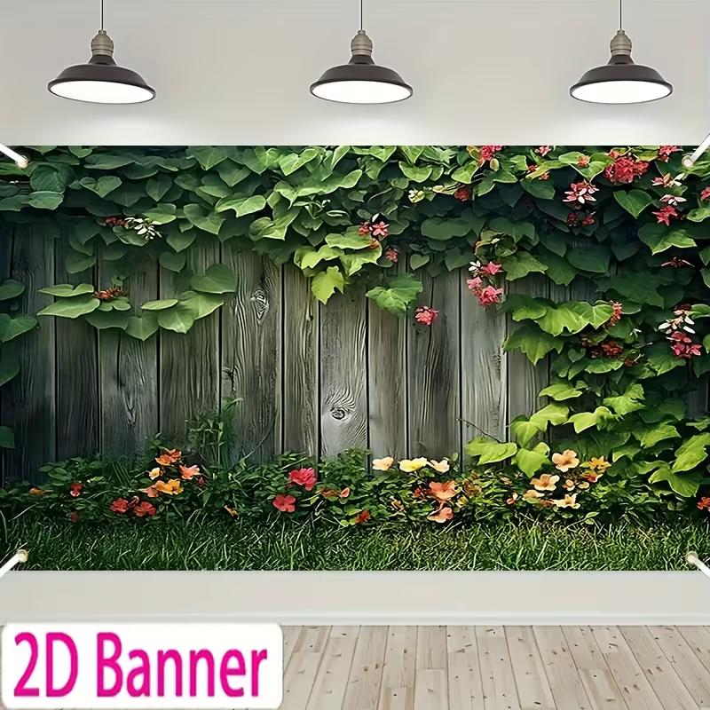 2D Vintage Garden Backdrop, Wood Fence with Lush Vines & Floral Background for Outdoor Themed Events & Studio 47.2x31.5inch/120*80cm
2D Vintage Garden Backdrop, Wood Fence with Lush Vines & Floral Background for Outdoor Themed Events & Studio 47.2x31.5inch/120*80cm