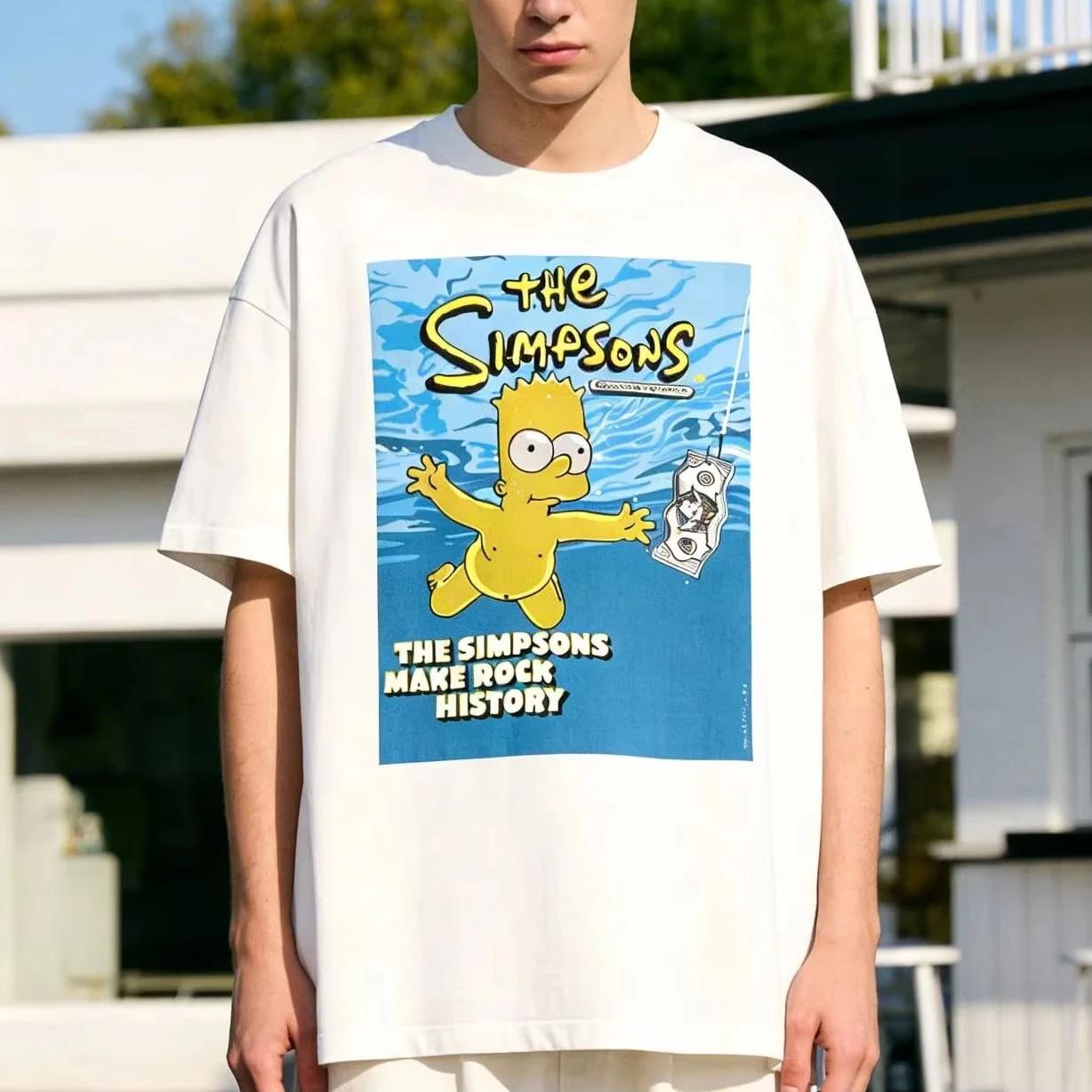 NIRVANA Симпсоны Плавание Винтажный Мультфильм Унисекс Мужская Футболка Детская Взрослая Родитель-Ребенок Хлопковые Футболки Женский Топ Ins Y2k S разноцветный
NIRVANA Симпсоны Плавание Винтажный Мультфильм Унисекс Мужская Футболка Детская Взрослая Родитель-Ребенок Хлопковые Футболки Женский Топ Ins Y2k S разноцветный