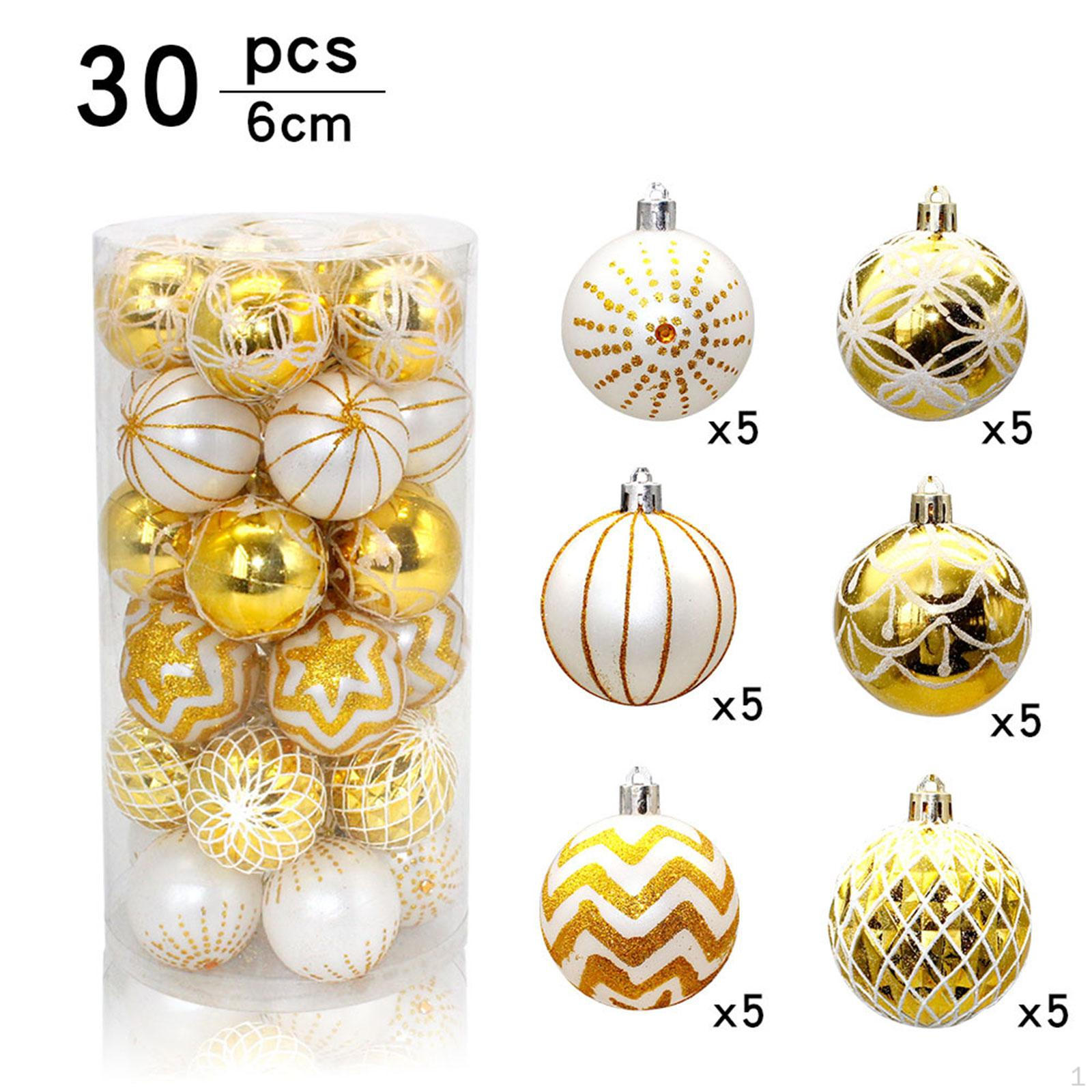 30x Christmas Ball Hanging Balls DIY Projects Crafts Baubles Decor for Celebration Wedding
30x Christmas Ball Hanging Balls DIY Projects Crafts Baubles Decor for Celebration Wedding