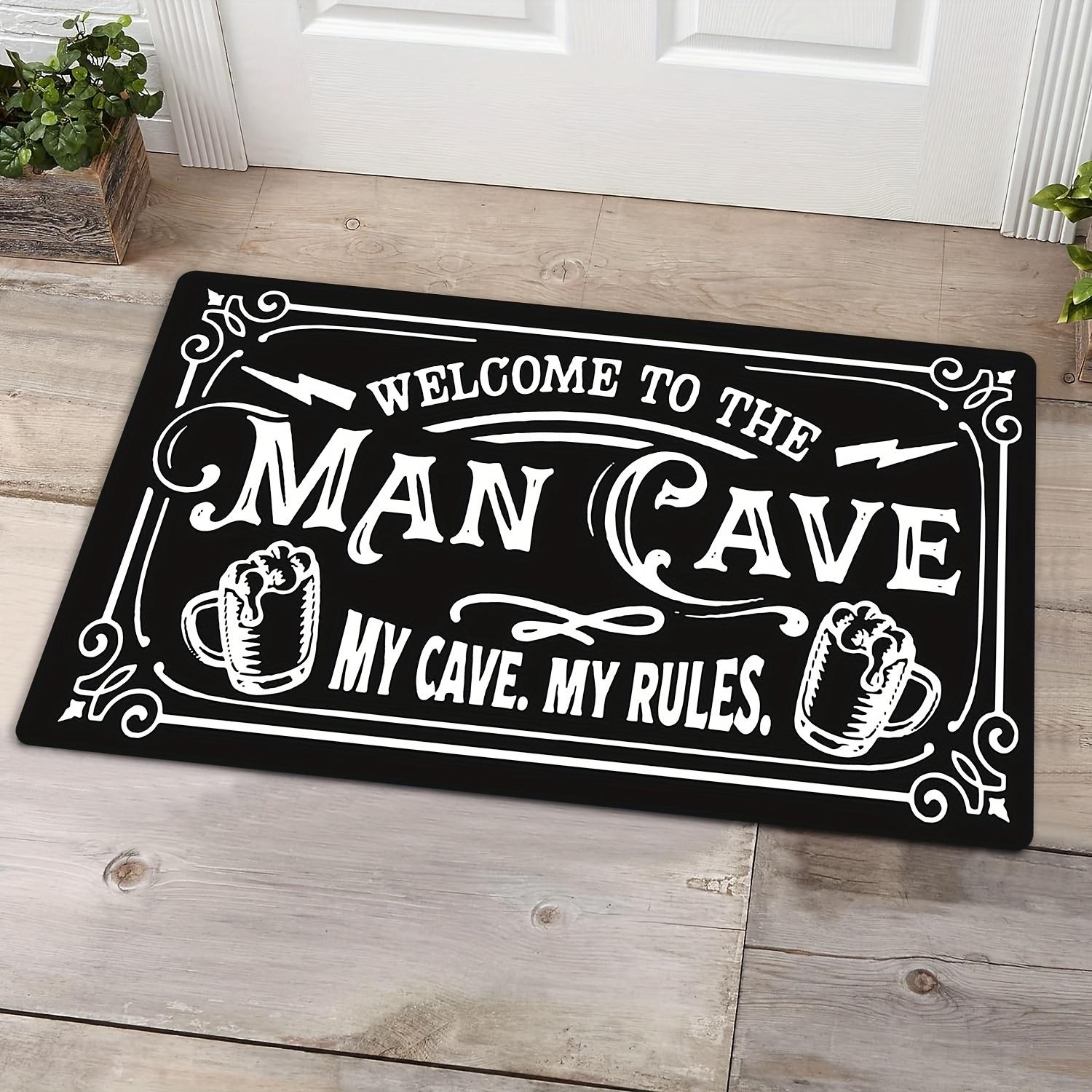 1pc Welcome To The Man Cave, My Cave, My Rules Doormat, for Indoor/Outdoor Use, Perfect Gift for Dad or Man Cave Enthusiasts 40x60cm Flannel
1pc Welcome To The Man Cave, My Cave, My Rules Doormat, for Indoor/Outdoor Use, Perfect Gift for Dad or Man Cave Enthusiasts 40x60cm Flannel
