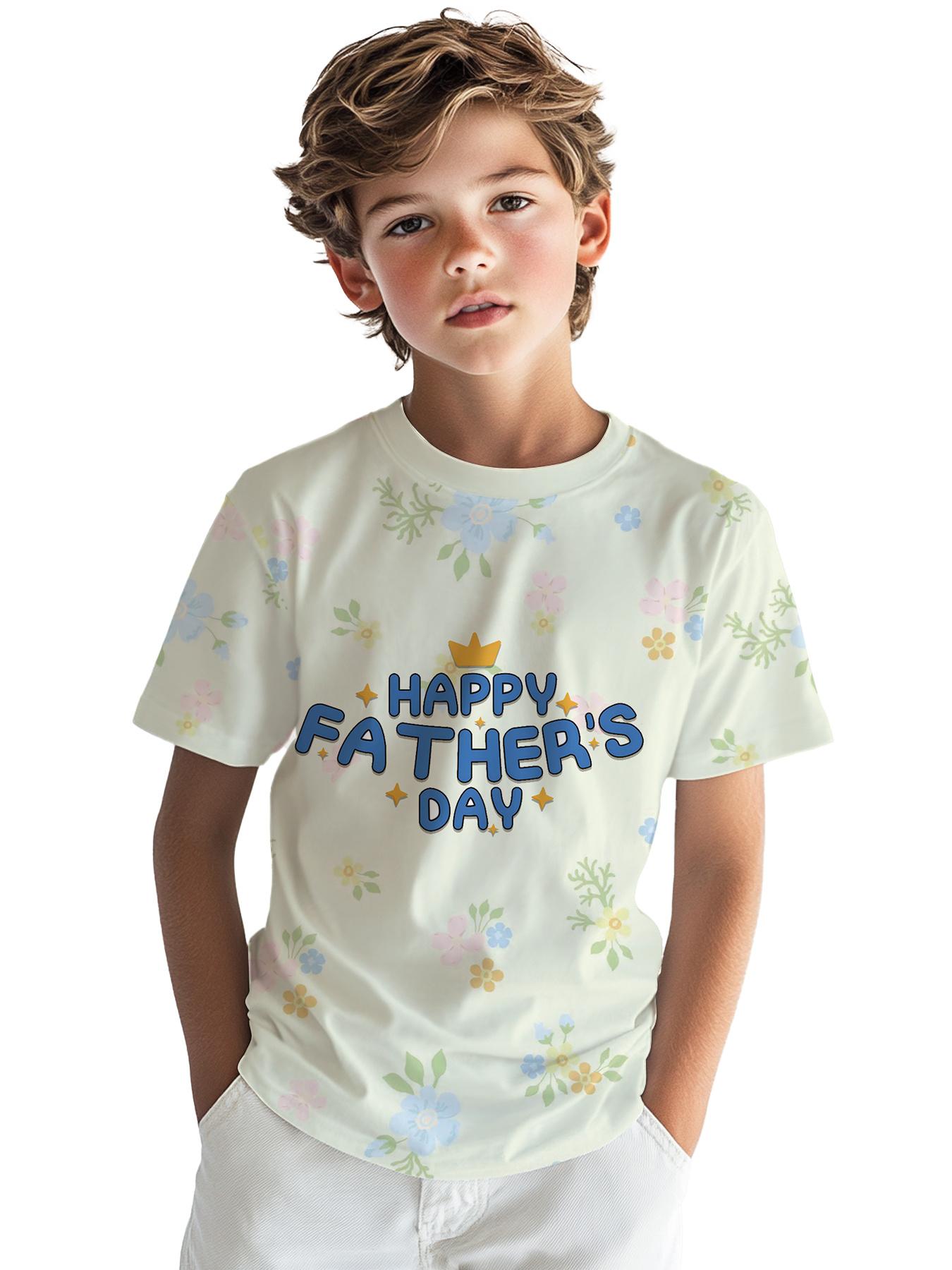Fresh floral boys T-shirt 3D digital printed round neck short-sleeved comfortable and versatile top 100
Fresh floral boys T-shirt 3D digital printed round neck short-sleeved comfortable and versatile top 100
