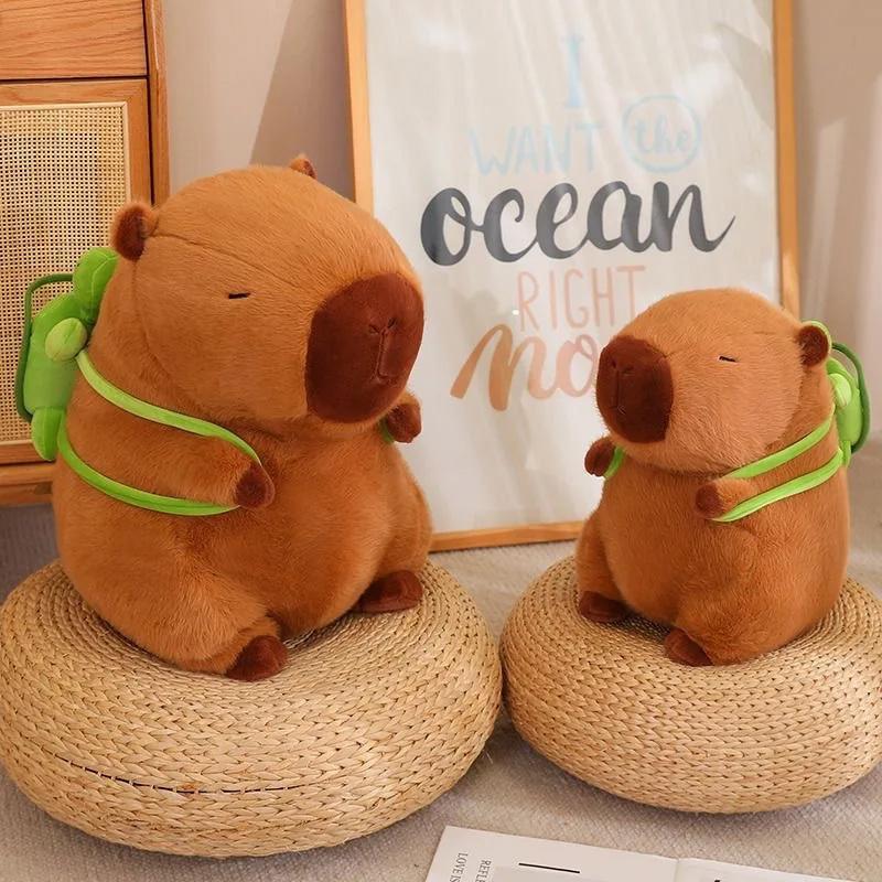 Милый питомец Капибара плюшевая с черепахой рюкзак Kawaii Capibara плюшевая игрушка аниамлс брелок сумка подвески подарки для детей коричневый 23CM
Милый питомец Капибара плюшевая с черепахой рюкзак Kawaii Capibara плюшевая игрушка аниамлс брелок сумка подвески подарки для детей коричневый 23CM