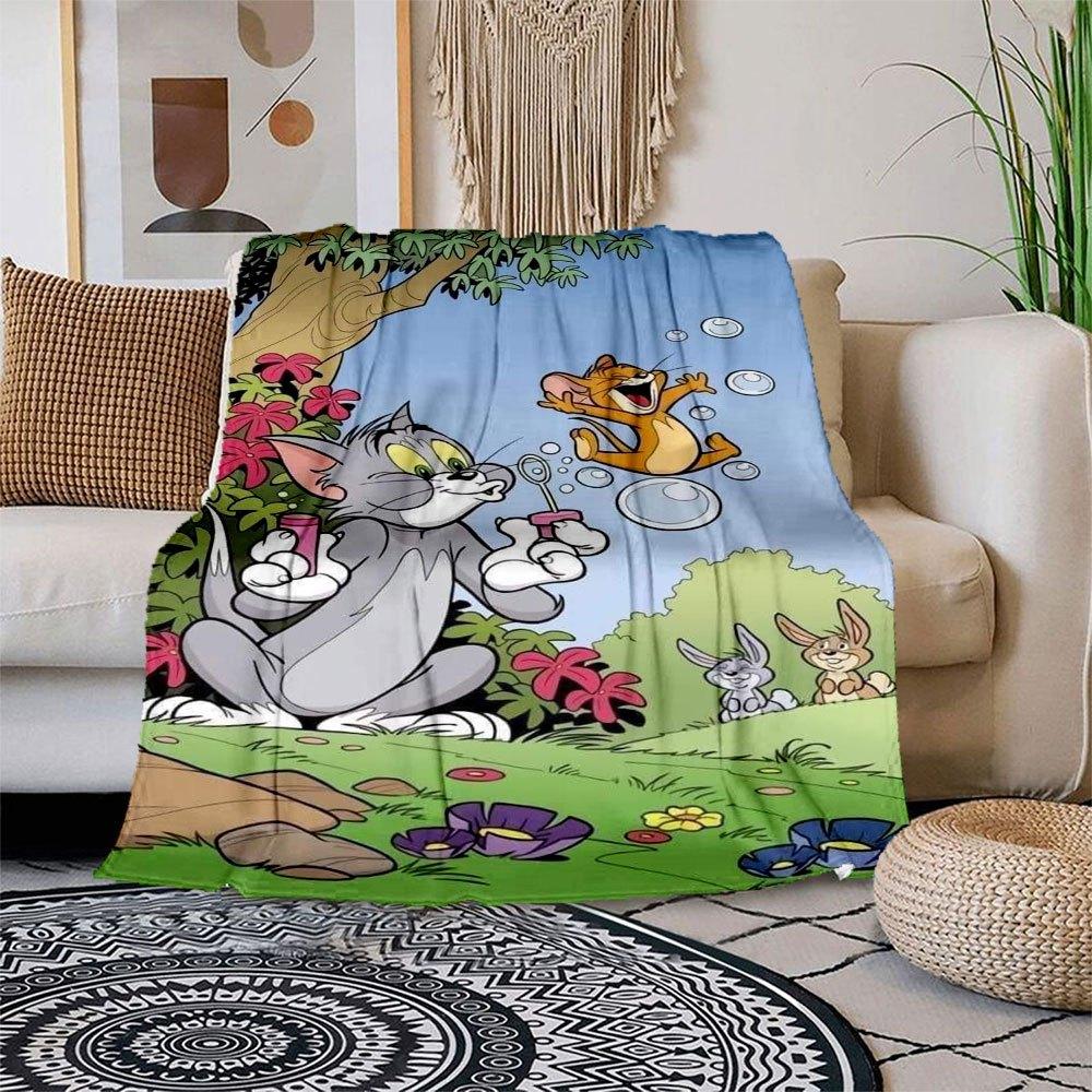 Tom & Jerry Soap Bubble Set for Kids - Fun Outdoor Playtime ActivityBlanket Flannel Throw Blanket for Sofa, Bed, Travel, Camping, Office 100x150cm
Tom & Jerry Soap Bubble Set for Kids - Fun Outdoor Playtime ActivityBlanket Flannel Throw Blanket for Sofa, Bed, Travel, Camping, Office 100x150cm