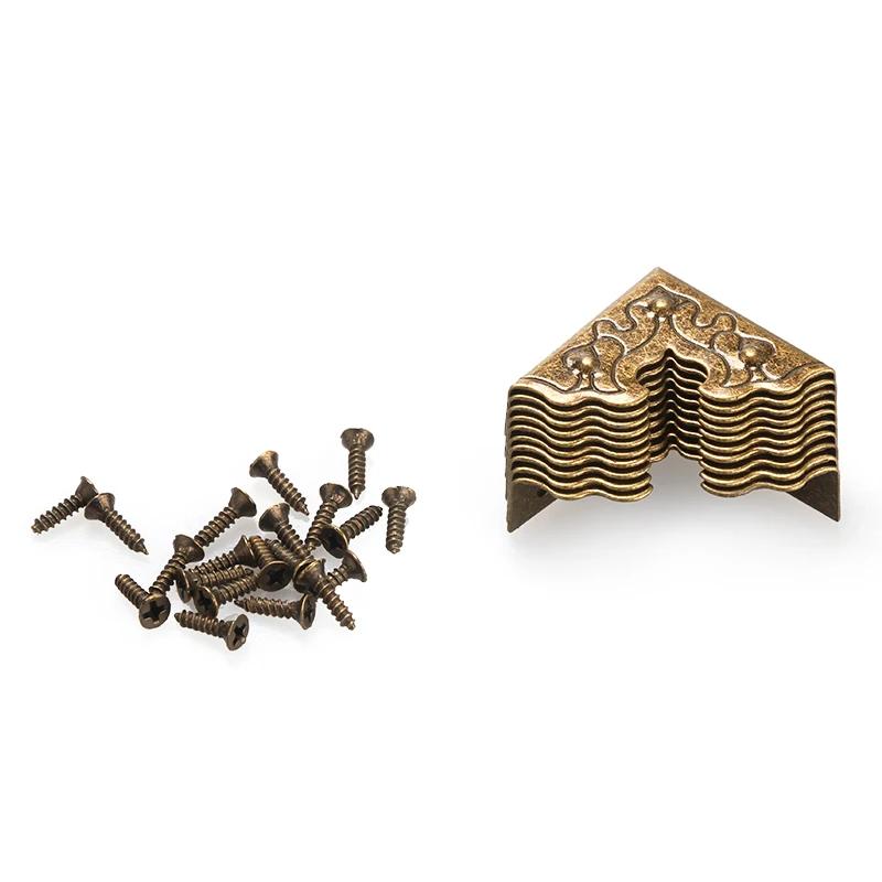 20PCS Jewelry Box Corner Foot Wooden Case Corner Protector Carved Metal Crafts 20X20mm
20PCS Jewelry Box Corner Foot Wooden Case Corner Protector Carved Metal Crafts 20X20mm