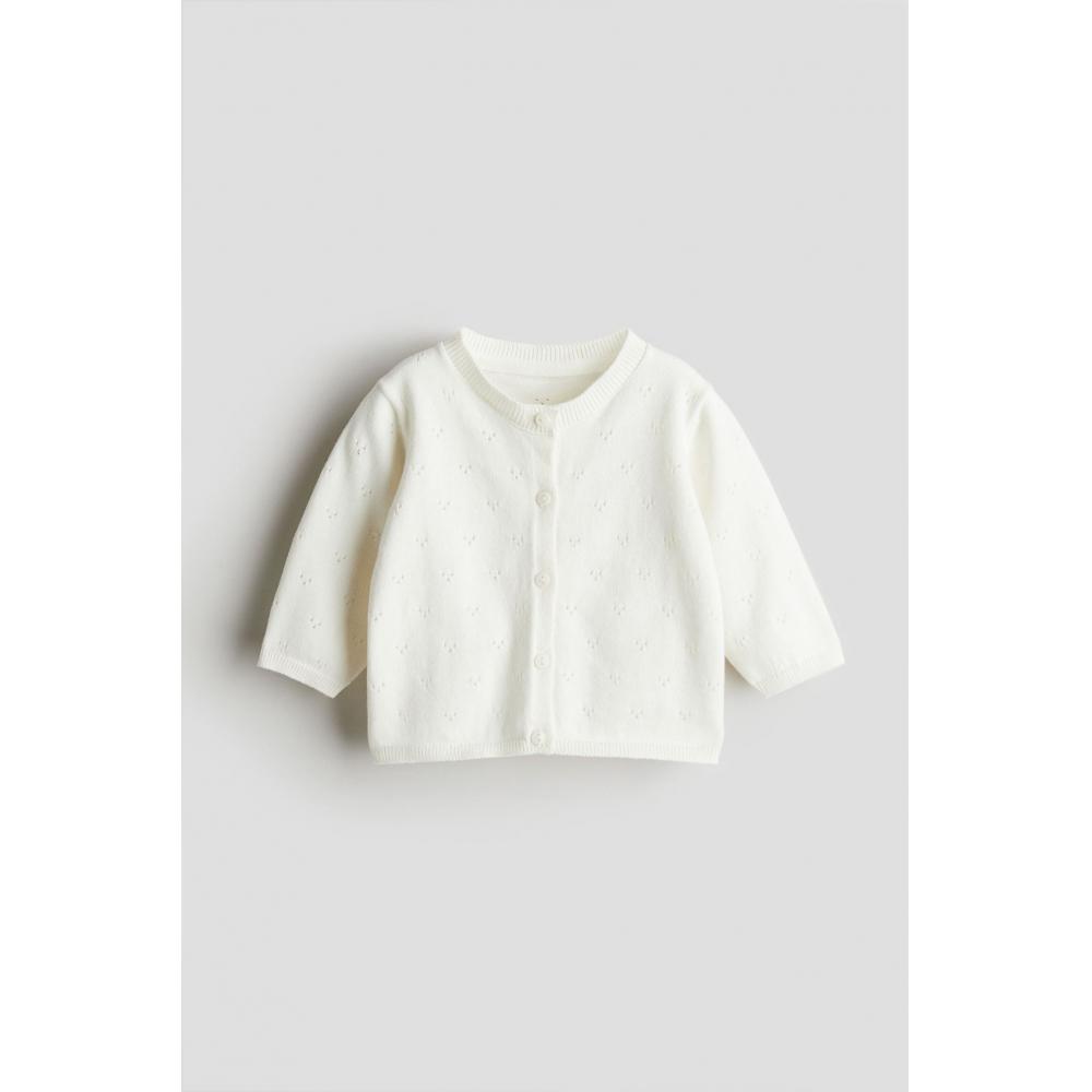 HM вязаный кардиган белый
HM вязаный кардиган белый