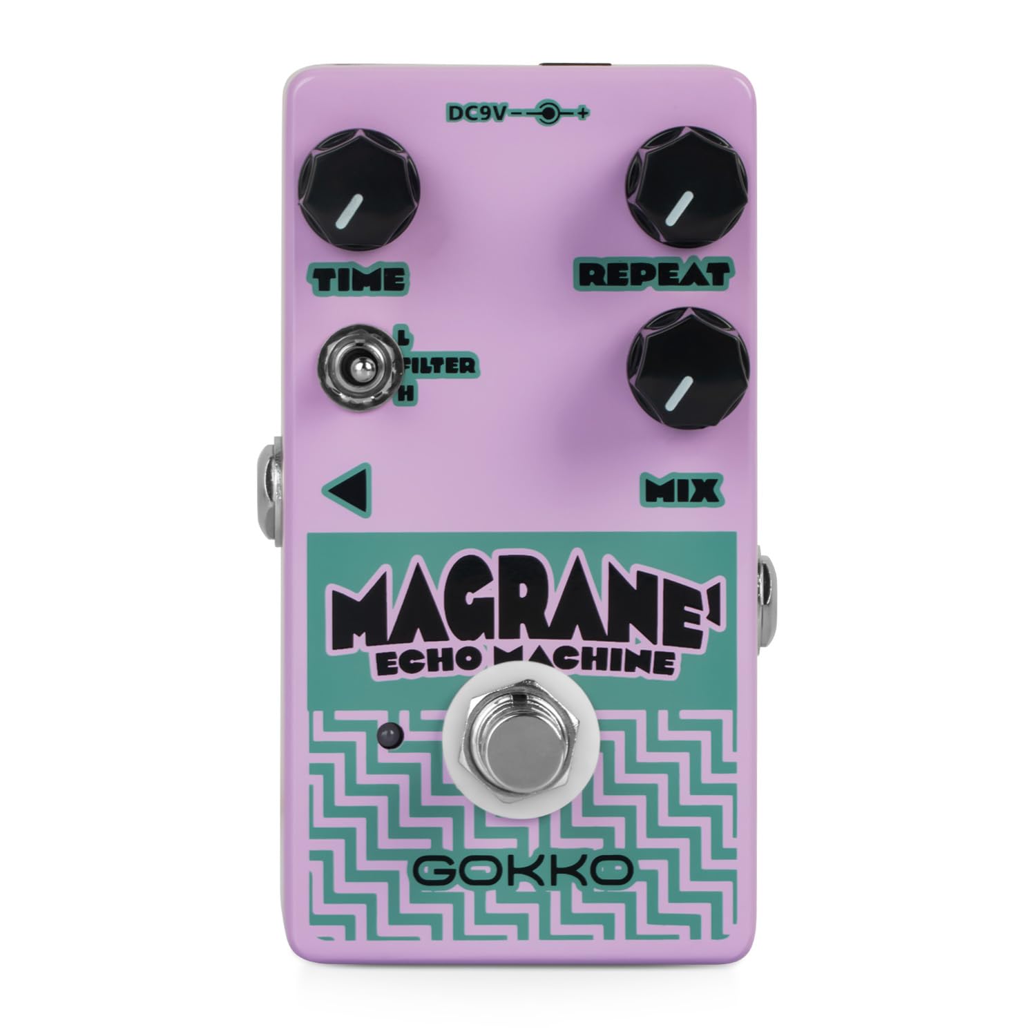 GOKKO Echo Machine Guitar delay and echo effect pedal and filter kill compact Magrane’ GK-63 – (with time, repeat, mix, controls, boost/dry function, рожевий
GOKKO Echo Machine Guitar delay and echo effect pedal and filter kill compact Magrane’ GK-63 – (with time, repeat, mix, controls, boost/dry function, рожевий