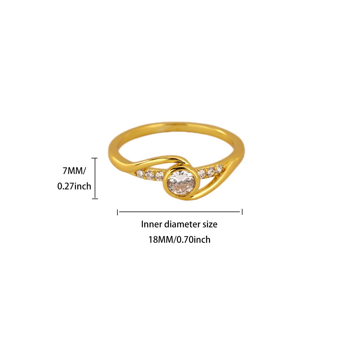 Minimalist Infinite Symbol Cubic Zirconia Stainless Steel Rings Women Size 7&8 18K Gold-plated Ring Wedding Anniversary Jewelry
Minimalist Infinite Symbol Cubic Zirconia Stainless Steel Rings Women Size 7&8 18K Gold-plated Ring Wedding Anniversary Jewelry