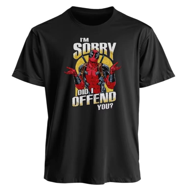 2026 Marvel TShirt Men Women Deadpool Sorry Did I Offend You American Loose Trendy Humorous Oversized Short Sleeve Casual Tee S
2026 Marvel TShirt Men Women Deadpool Sorry Did I Offend You American Loose Trendy Humorous Oversized Short Sleeve Casual Tee S