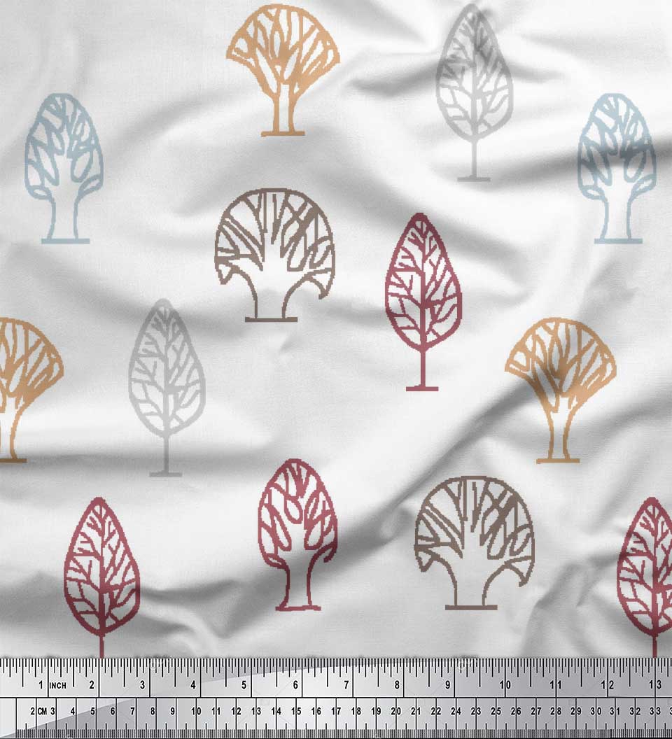 Soimoi Japan Crepe Satin Fabric Block Tree Printed Craft Fabric by the metre 42 Inch 42 Inch Wide - Poly Crepe білий
Soimoi Japan Crepe Satin Fabric Block Tree Printed Craft Fabric by the metre 42 Inch 42 Inch Wide - Poly Crepe білий