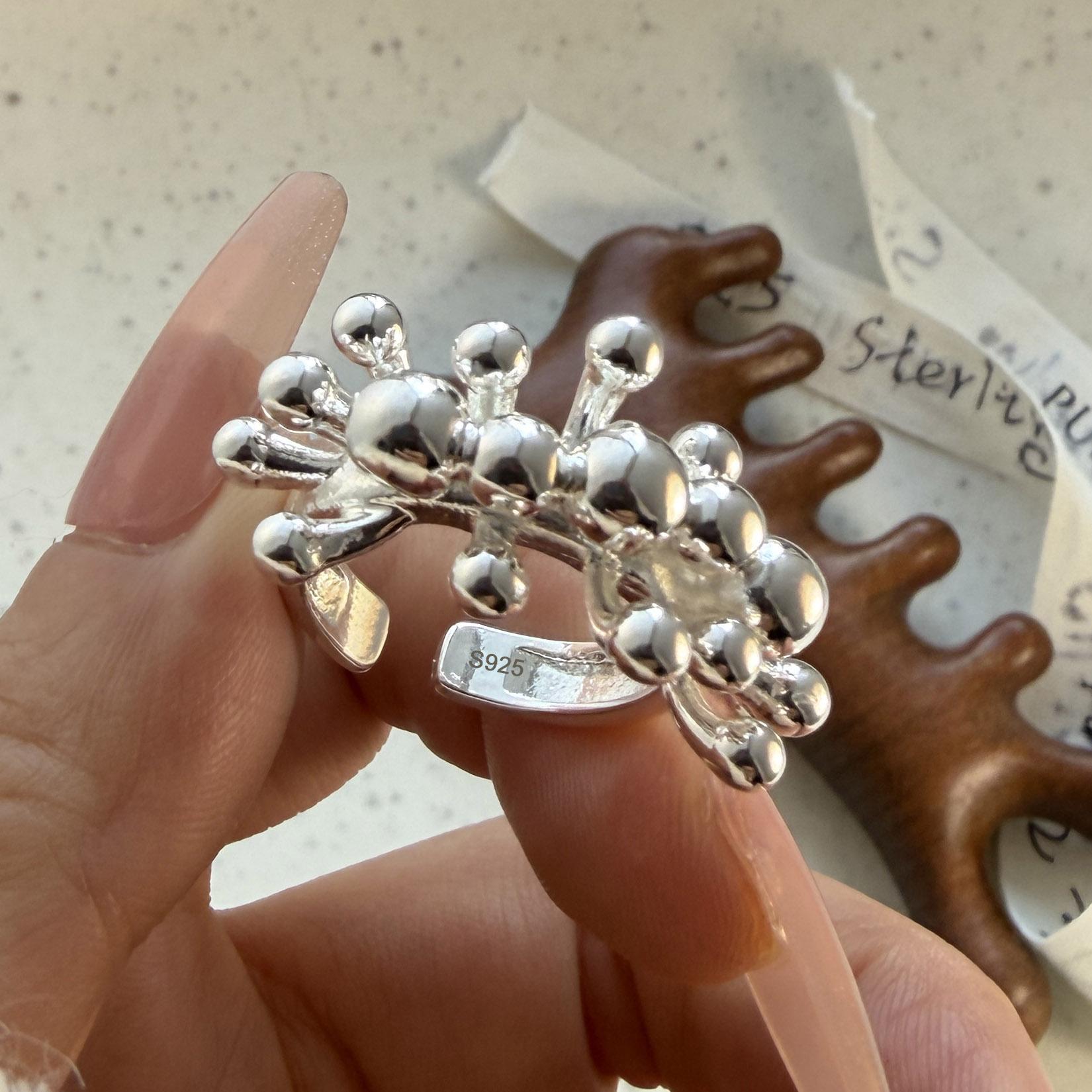 925 Sterling Silver Rings for Women Couple Minimalist Handmade Simple Sparckling Flower Ring Fine Jewelry Gift Prevent Allergy resizable
925 Sterling Silver Rings for Women Couple Minimalist Handmade Simple Sparckling Flower Ring Fine Jewelry Gift Prevent Allergy resizable