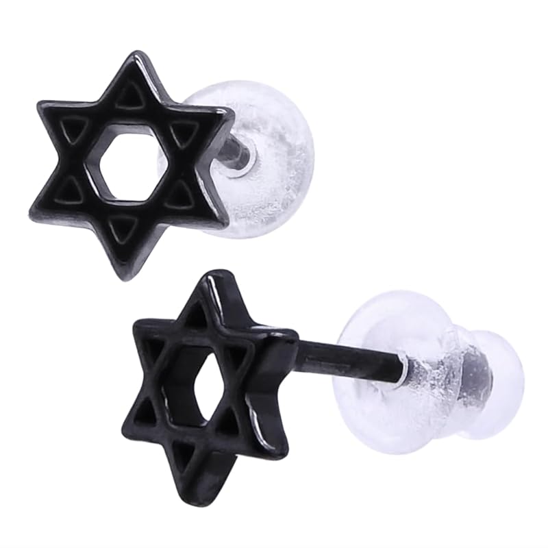 KARMAREY hexagram hexagram earrings ceramic Compatible with metal allergies for both ears first piercing second piercing Leave it on ladies men s 20G
KARMAREY hexagram hexagram earrings ceramic Compatible with metal allergies for both ears first piercing second piercing Leave it on ladies men s 20G