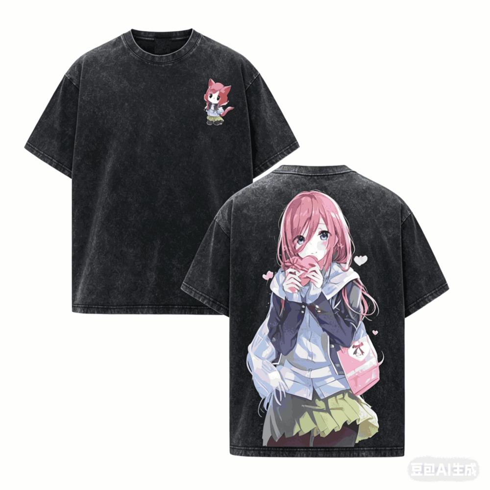 The Quintessential Quintuplets Washed T-shirt Year round clothing high quality personality Clothes Plus Size Unisex New Model Couples tee L
The Quintessential Quintuplets Washed T-shirt Year round clothing high quality personality Clothes Plus Size Unisex New Model Couples tee L