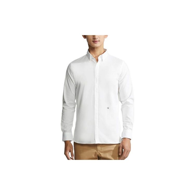 Calvin Klein Solid Color Letter Embroidered Square Neck Casual Slim Fit Long Sleeve Shirt Men shirts Moon-White J322667 XL
Calvin Klein Solid Color Letter Embroidered Square Neck Casual Slim Fit Long Sleeve Shirt Men shirts Moon-White J322667 XL