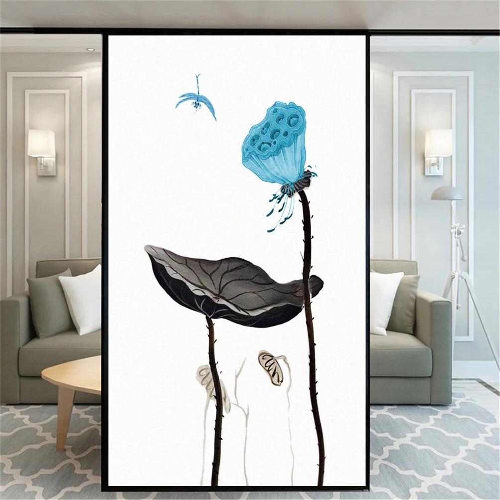 Static Cling Decorative Windows Film Privacy Blue Lotus Glass Window Stickers Frosted Window Film for Home Decor (as the picture,40x60cm WxH)
Static Cling Decorative Windows Film Privacy Blue Lotus Glass Window Stickers Frosted Window Film for Home Decor (as the picture,40x60cm WxH)