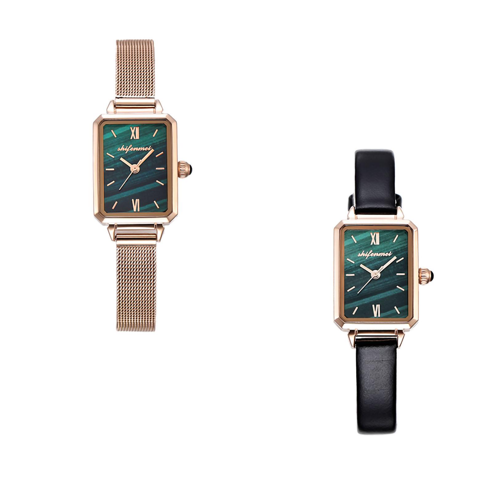 Watch Bracelet Set Stainless Steel Green Dial Pattern Fashion Retro Wrist Watch for Ladies
Watch Bracelet Set Stainless Steel Green Dial Pattern Fashion Retro Wrist Watch for Ladies