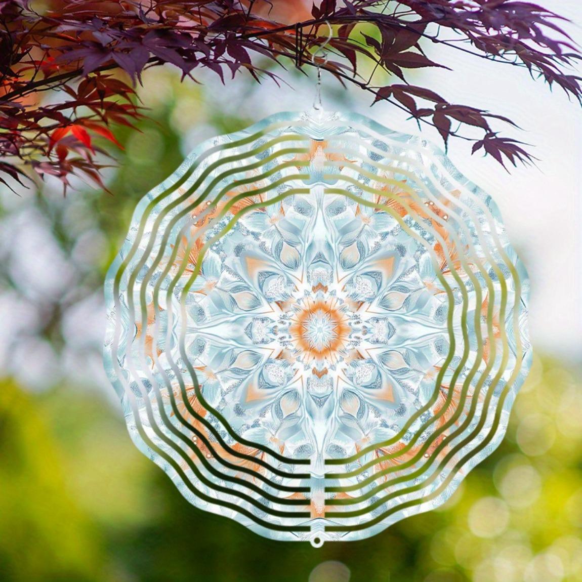 10 Inch Bohemian Wind Spinner Outdoor Decor with 360 Swivel Hook Mandala Design for Garden Balcony Patio Artistic Gift All Seasons 01A
10 Inch Bohemian Wind Spinner Outdoor Decor with 360 Swivel Hook Mandala Design for Garden Balcony Patio Artistic Gift All Seasons 01A