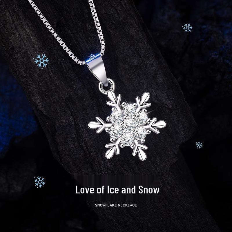 Elegant Snowflake Necklace: Women s Luxury Ice Flower Pendant for Christmas Gift
Elegant Snowflake Necklace: Women s Luxury Ice Flower Pendant for Christmas Gift