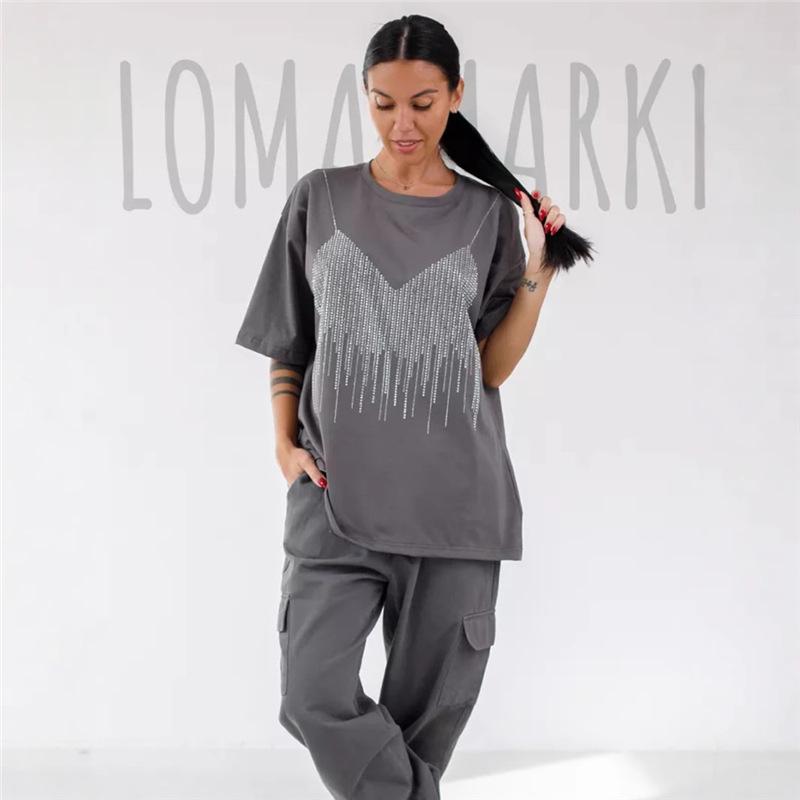 Versatile Women s Casual Summer Loose Pullover Short Sleeve T-Shirt - Sweet & Spicy Style XLarge
Versatile Women s Casual Summer Loose Pullover Short Sleeve T-Shirt - Sweet & Spicy Style XLarge