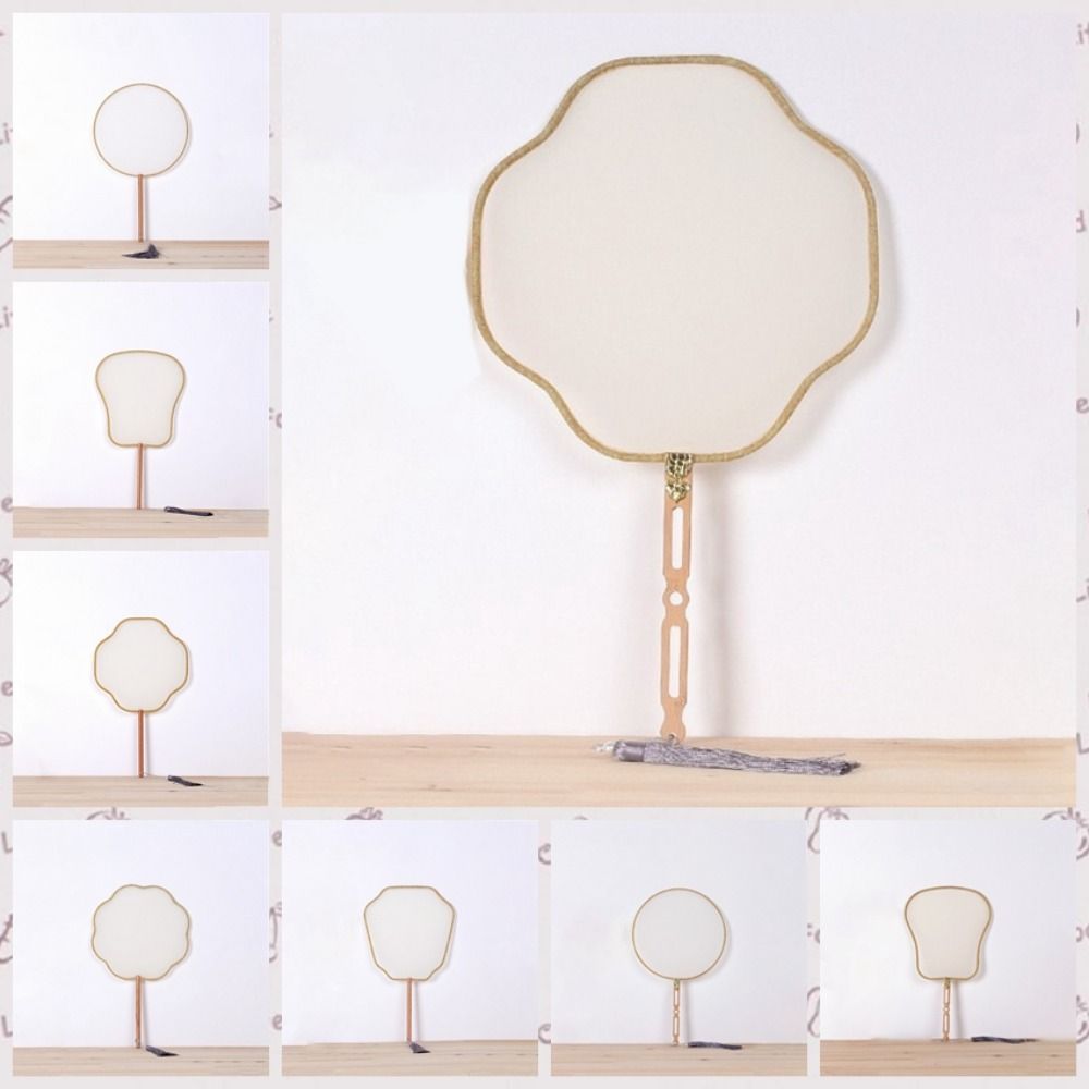 Vintage Retro Blank Silk Fan Long Handle Painting Circular Fans Decorative Antique Fan Wedding beige-Style G
Vintage Retro Blank Silk Fan Long Handle Painting Circular Fans Decorative Antique Fan Wedding beige-Style G