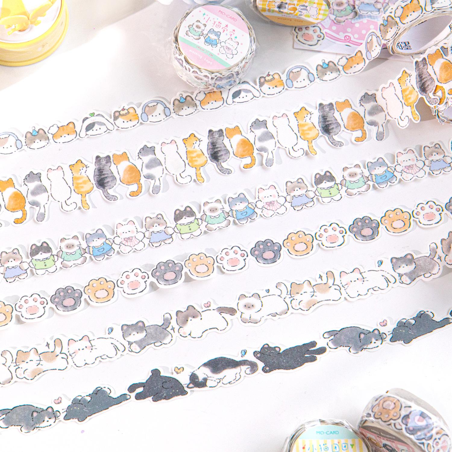 Momo Glitters Cat Gashapon Неровный Васи-скотч - Милый декор, нарисованный от руки, для журналов и DIY коллажей
Momo Glitters Cat Gashapon Неровный Васи-скотч - Милый декор, нарисованный от руки, для журналов и DIY коллажей
