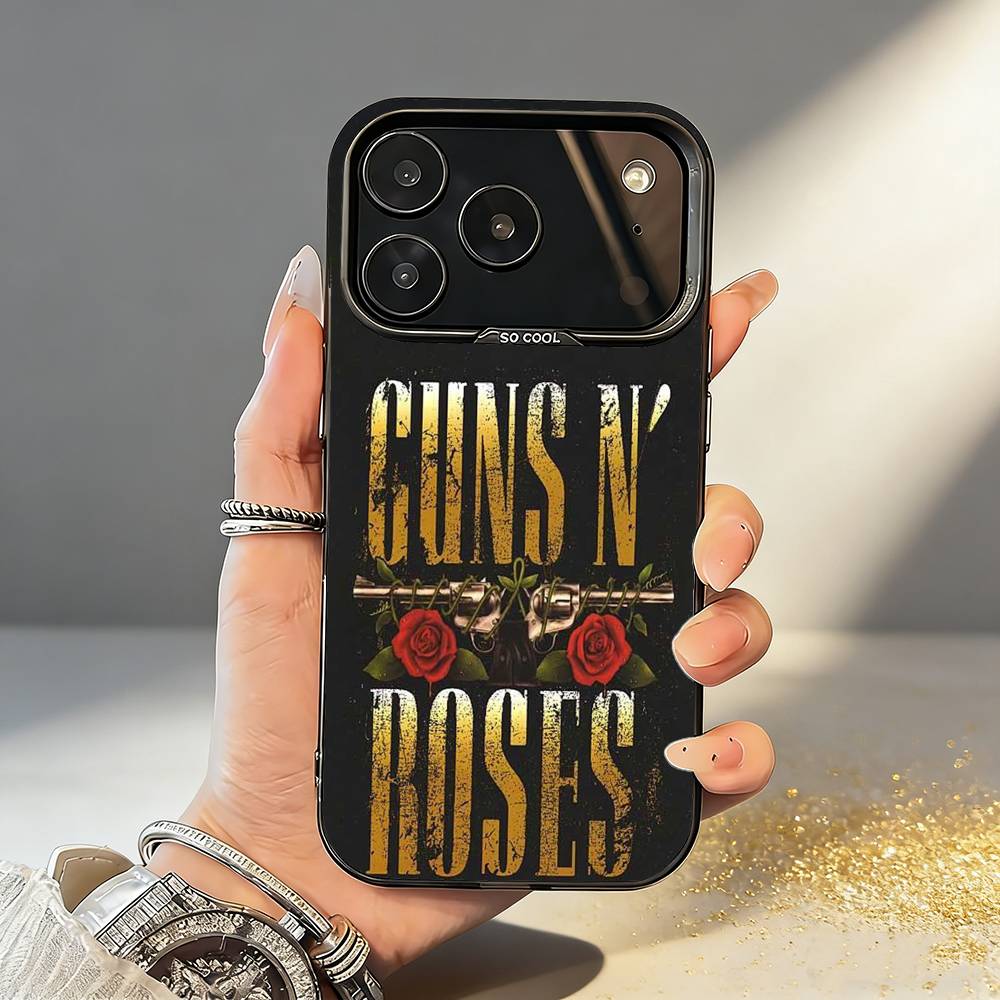 Cool G-Guns N Band R-Roses Phone Case For iPhone17 16 15 14 13 12 Pro Max Grey Black Matte Laser Metallic Aurora Funda iPhone16
Cool G-Guns N Band R-Roses Phone Case For iPhone17 16 15 14 13 12 Pro Max Grey Black Matte Laser Metallic Aurora Funda iPhone16