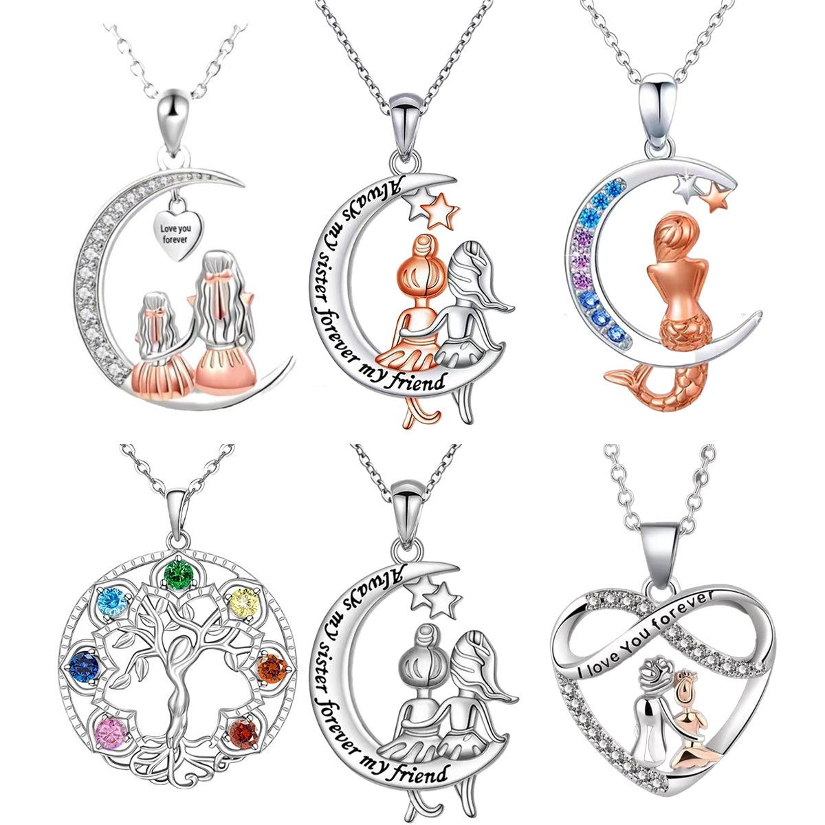 Hot Sale Tree of Life Pendant Heart Crescent Necklace Mother s Day Gift Ladies Sun Pendant Constellation
Hot Sale Tree of Life Pendant Heart Crescent Necklace Mother s Day Gift Ladies Sun Pendant Constellation