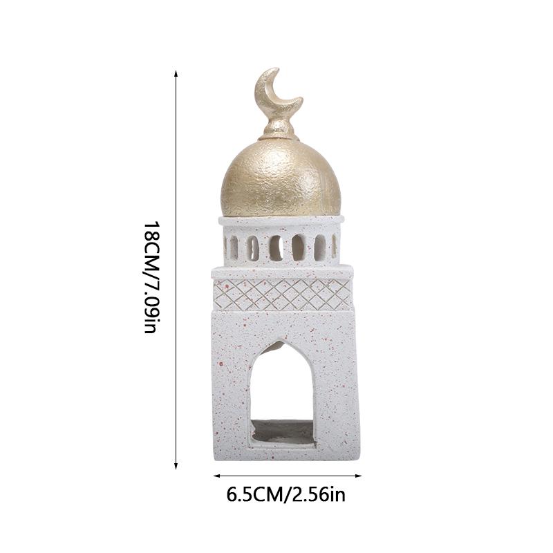 Middle Eastern Style Resin Tower Castle Islamic Ramadan Decor Architectural Style Crafts Living Room Holiday Decor Ornaments
Middle Eastern Style Resin Tower Castle Islamic Ramadan Decor Architectural Style Crafts Living Room Holiday Decor Ornaments