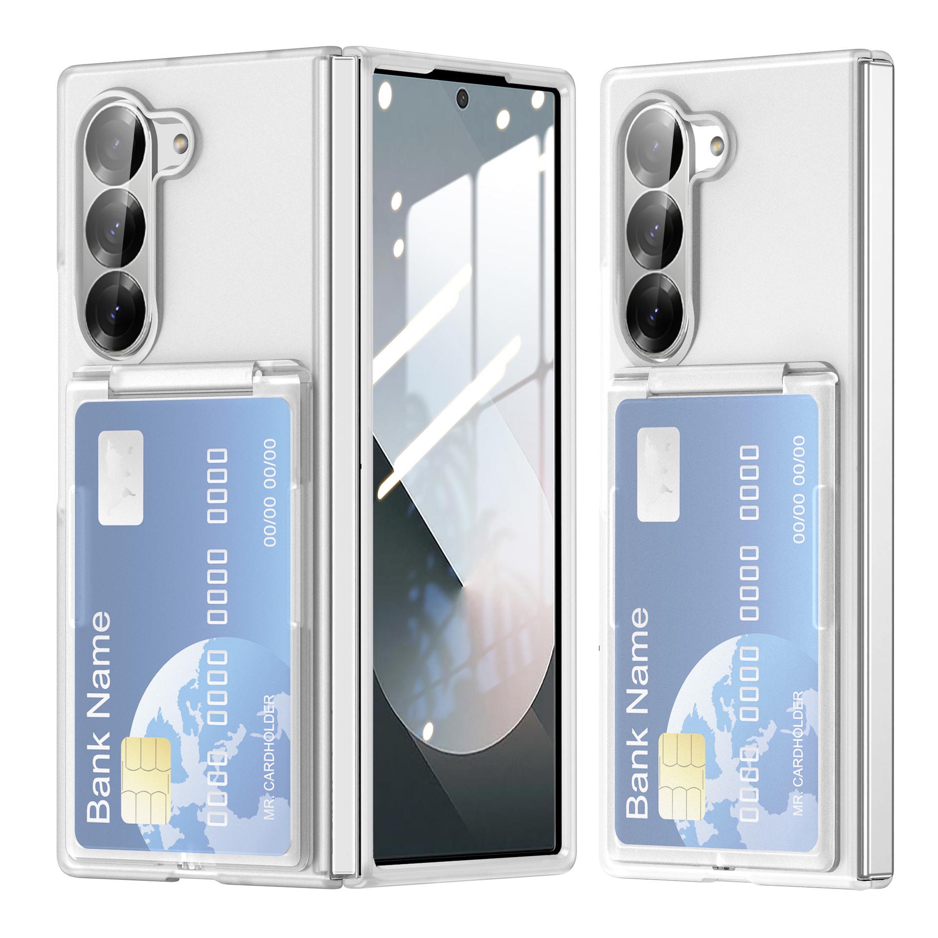 Чехол-подставка с держателем для карт против падения для Samsung ZFold7/5 Samsung Fold6
Чехол-подставка с держателем для карт против падения для Samsung ZFold7/5 Samsung Fold6