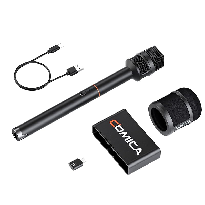 wireless condenser microphone Comica interview microphone USB Type-C terminal 48kHz/24bit microphone External microphone for smartphone unidirectional
wireless condenser microphone Comica interview microphone USB Type-C terminal 48kHz/24bit microphone External microphone for smartphone unidirectional