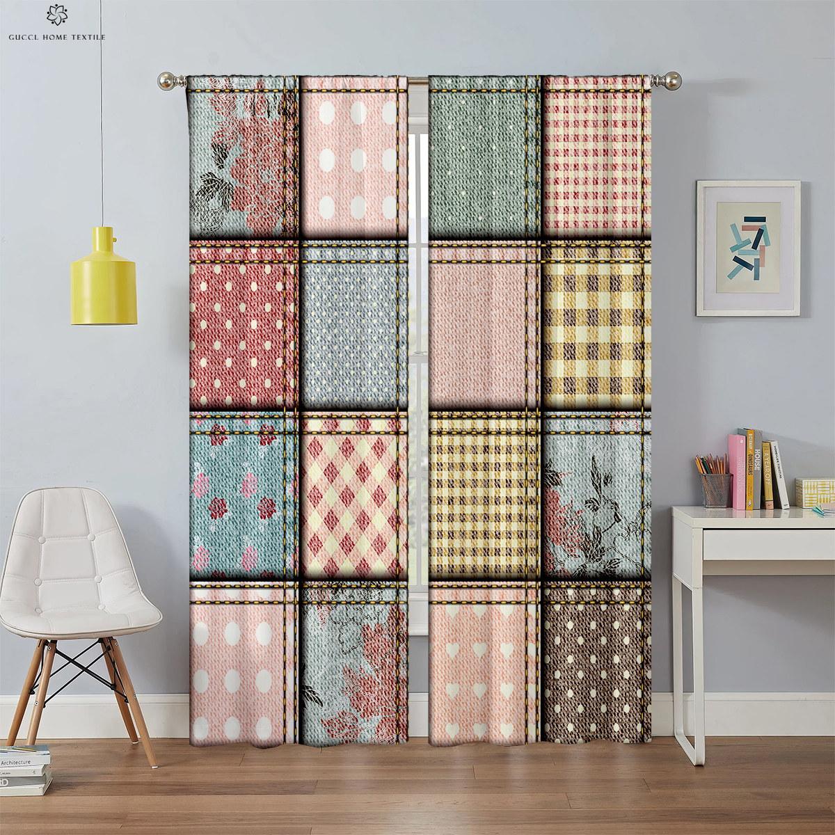 Bohemian Retro Printed Drapes, Blackout, Heat Insulation, Bedroom, Living Room, Kitchen, Decorative, 2 Pieces High Quality W100xH130(CM) folio&Rod pocket
Bohemian Retro Printed Drapes, Blackout, Heat Insulation, Bedroom, Living Room, Kitchen, Decorative, 2 Pieces High Quality W100xH130(CM) folio&Rod pocket