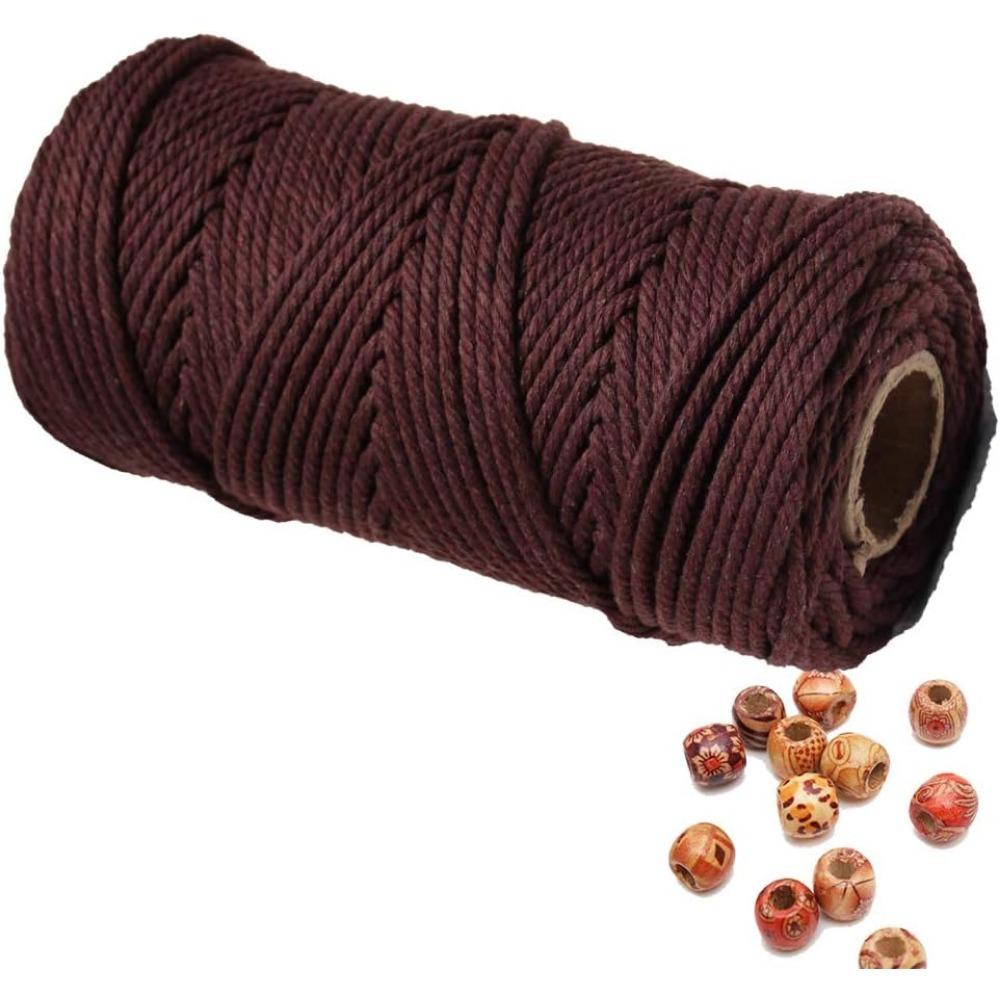 3мм*100м Шнур макраме 100м Кольоровий бавовняний шнур Кручений шнур макраме Аксесуари для рукоділля DIY Різдвяний домашній весільний декор коричневий
3мм*100м Шнур макраме 100м Кольоровий бавовняний шнур Кручений шнур макраме Аксесуари для рукоділля DIY Різдвяний домашній весільний декор коричневий