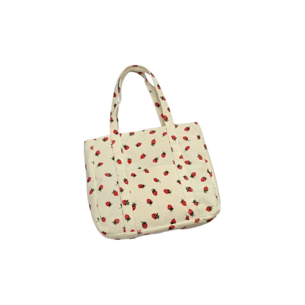 Fashion Fruit Strawberry Tote Bag Large Capacity Fruit Handbag Casual Fruit Shoulder Bag Shopping
Fashion Fruit Strawberry Tote Bag Large Capacity Fruit Handbag Casual Fruit Shoulder Bag Shopping