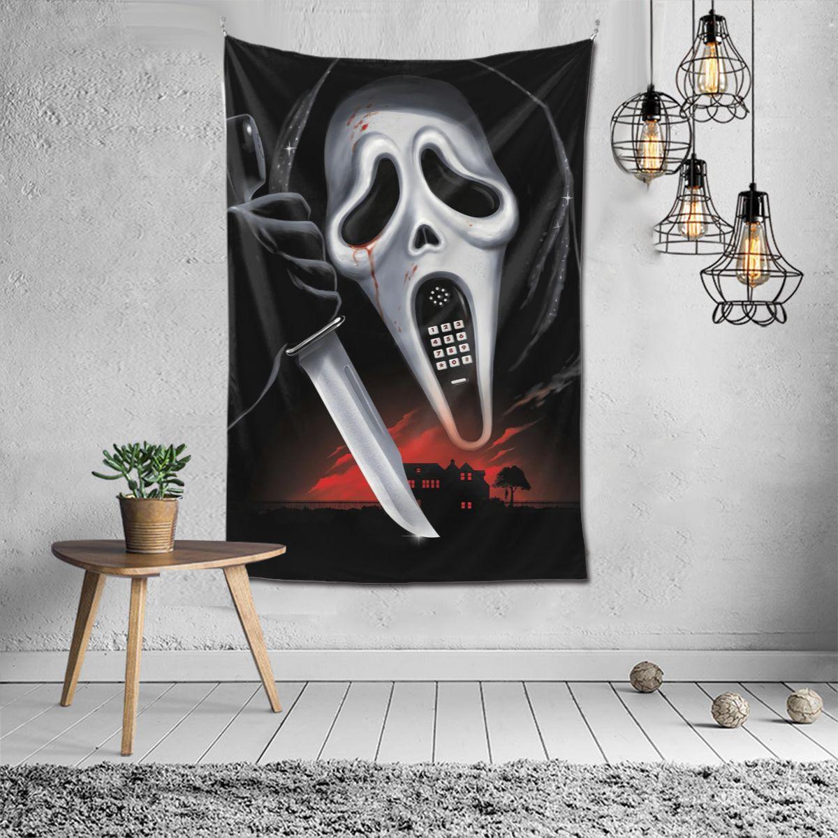 Домашній декор Хеллоуїн Фільм жахів Крик Обличчя Настінний гобелен Скатертина Вечірка Фон для спальні 230x180 Tapiz 230x150cm
Домашній декор Хеллоуїн Фільм жахів Крик Обличчя Настінний гобелен Скатертина Вечірка Фон для спальні 230x180 Tapiz 230x150cm