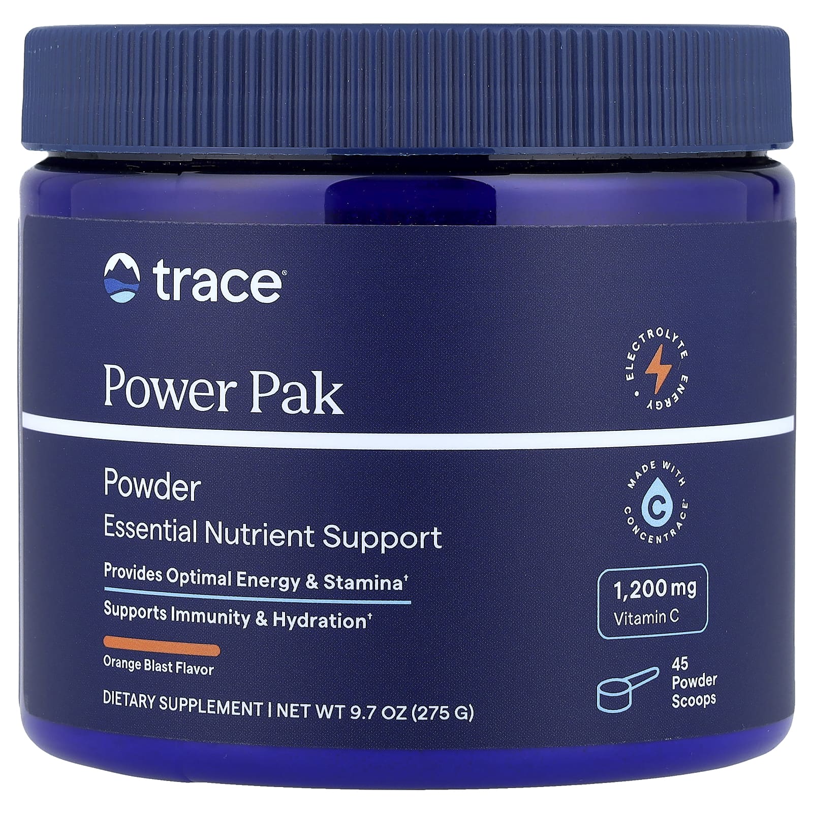 Trace, Power Pack, Orange Blast, 275g (9.7oz)
Trace, Power Pack, Orange Blast, 275g (9.7oz)