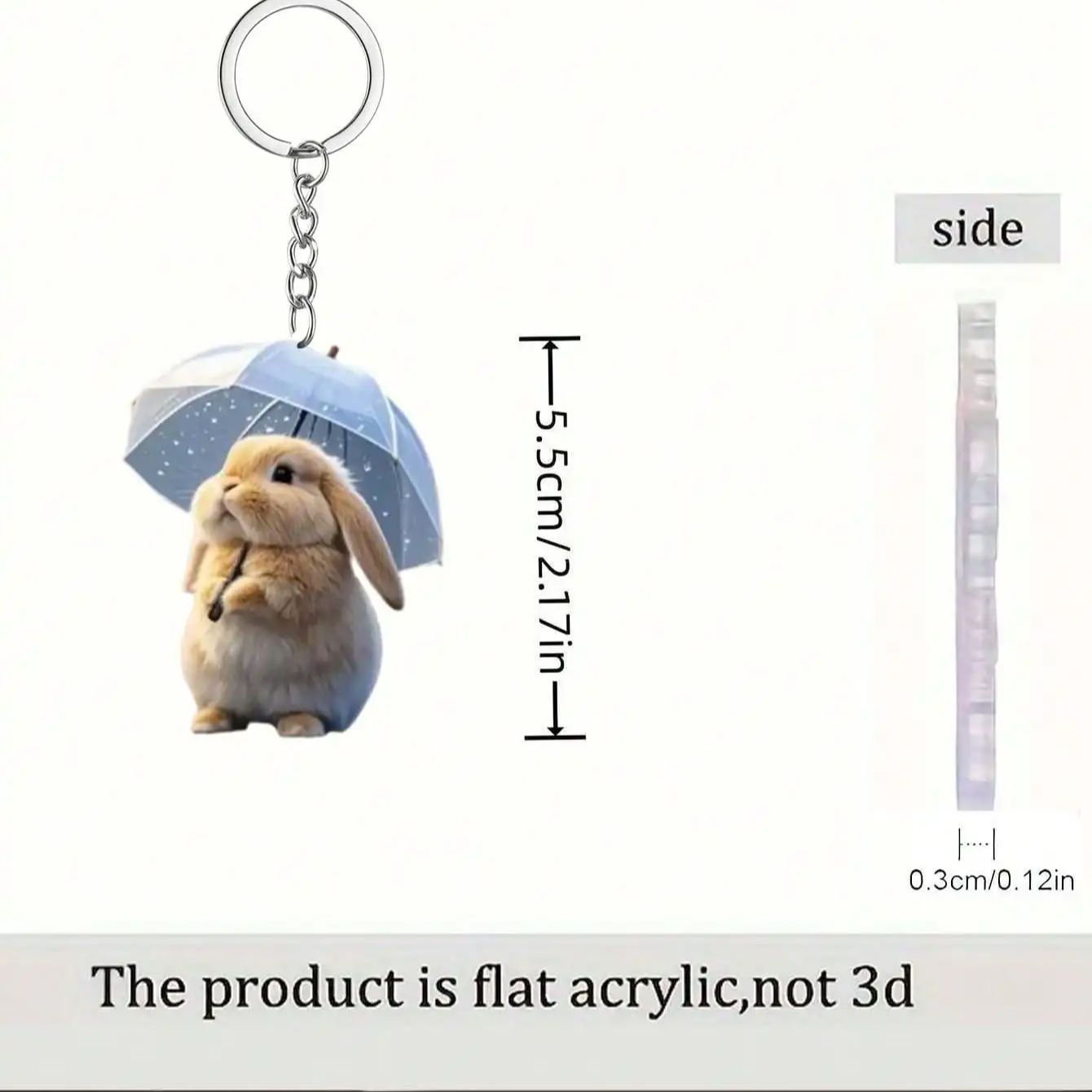 Umbrella Rabbit Keychain, Ideal Choice for Car Keys DIY Bag Decoration Perfect Gift for Others Easter Gift Valentine s Day Gift
Umbrella Rabbit Keychain, Ideal Choice for Car Keys DIY Bag Decoration Perfect Gift for Others Easter Gift Valentine s Day Gift