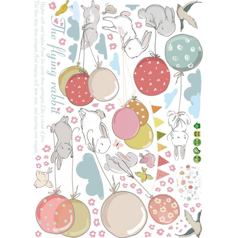 SK7149 Воздушный шар Зайчик Детская комната Прикроватный шкафчик Прихожая Детский сад Класс Фон Декоративная наклейка на стену default
SK7149 Воздушный шар Зайчик Детская комната Прикроватный шкафчик Прихожая Детский сад Класс Фон Декоративная наклейка на стену default