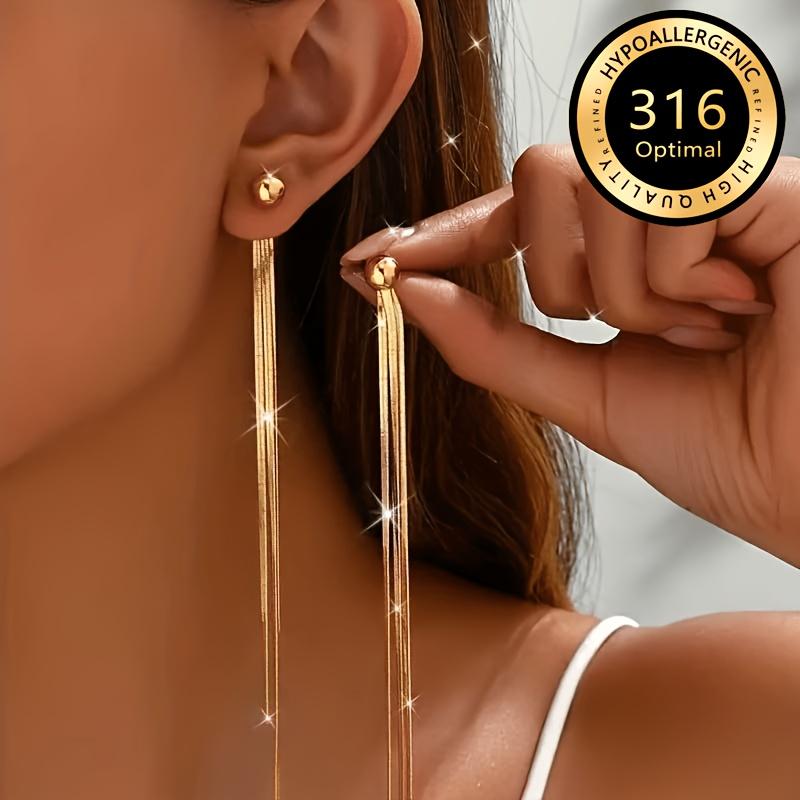 2026 New European and American Style Tassel Earrings for Women, Niche Design, Light Luxury, High-End Feel, Elegant
2026 New European and American Style Tassel Earrings for Women, Niche Design, Light Luxury, High-End Feel, Elegant