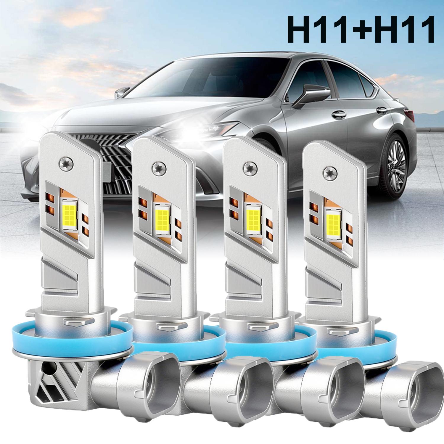 4PCS H11 Mini LED Headlight Bulb Wireless 120W 3570 CSP for Car Headlamp Auto Diode Lamps Led 12V 6500K Headlight Kit H11
4PCS H11 Mini LED Headlight Bulb Wireless 120W 3570 CSP for Car Headlamp Auto Diode Lamps Led 12V 6500K Headlight Kit H11