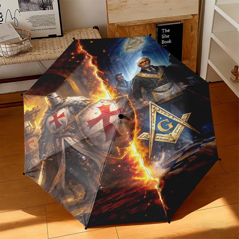 1pc Modern Freemasonry Umbrella Portable Folding Umbrella Iron Frame Hole Bone Structure Outdoor Home Umbrella
1pc Modern Freemasonry Umbrella Portable Folding Umbrella Iron Frame Hole Bone Structure Outdoor Home Umbrella