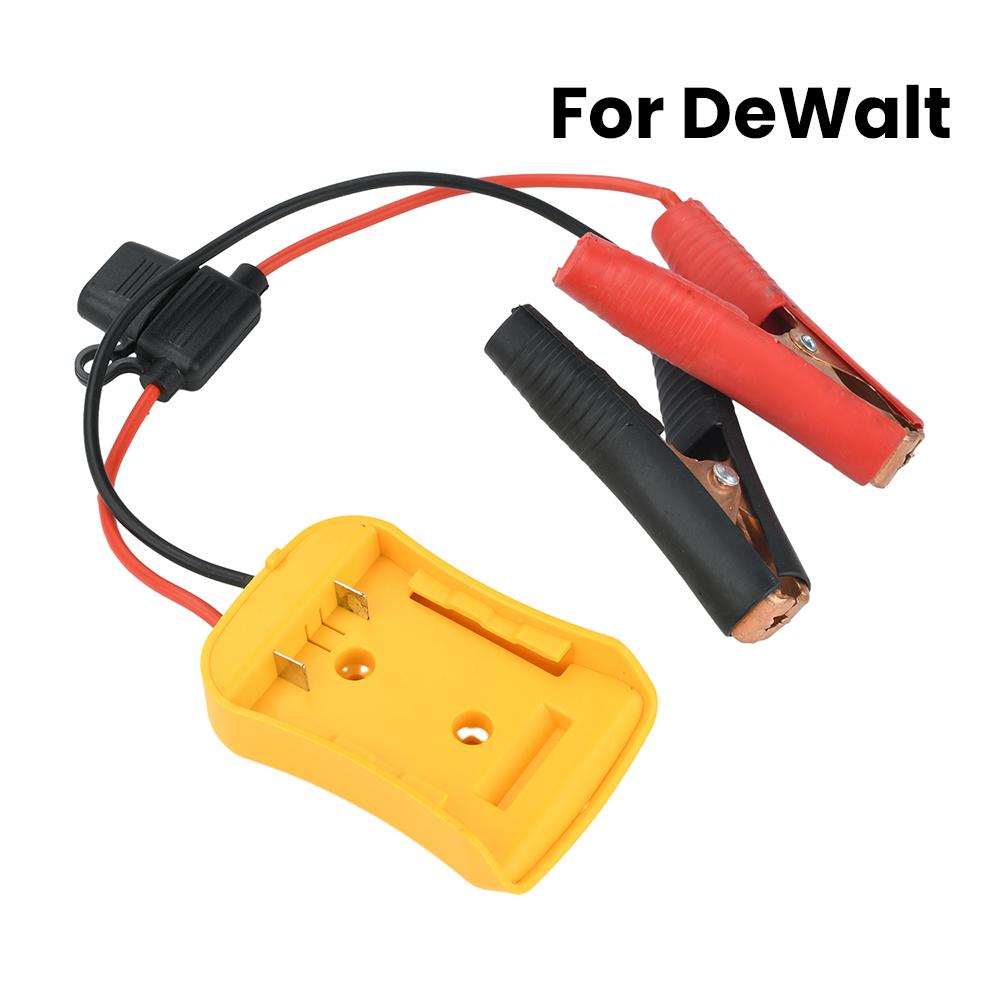Jump Starter for Makita DeWalt Milwaukee 18V Battery Car Booster Cable 30A Fuse Igniter Automotive Emergency Power DIY Adapter
Jump Starter for Makita DeWalt Milwaukee 18V Battery Car Booster Cable 30A Fuse Igniter Automotive Emergency Power DIY Adapter