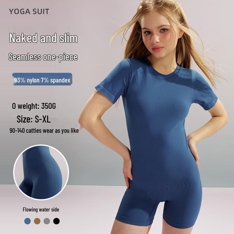 Seamless Slimming Yoga Bodysuit: Nude Feel, Breathable, Stylish for Autumn/Winter Fitness Small
Seamless Slimming Yoga Bodysuit: Nude Feel, Breathable, Stylish for Autumn/Winter Fitness Small