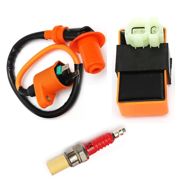 Комплект модуля зажигания CDI для Honda Запчасти послепродажного обслуживания Игнайтер, Катушка, Свеча, Блок, 3 шт. GY6/50cc/125cc/150cc3 ATV/Скутер, Универсальный,
Комплект модуля зажигания CDI для Honda Запчасти послепродажного обслуживания Игнайтер, Катушка, Свеча, Блок, 3 шт. GY6/50cc/125cc/150cc3 ATV/Скутер, Универсальный,