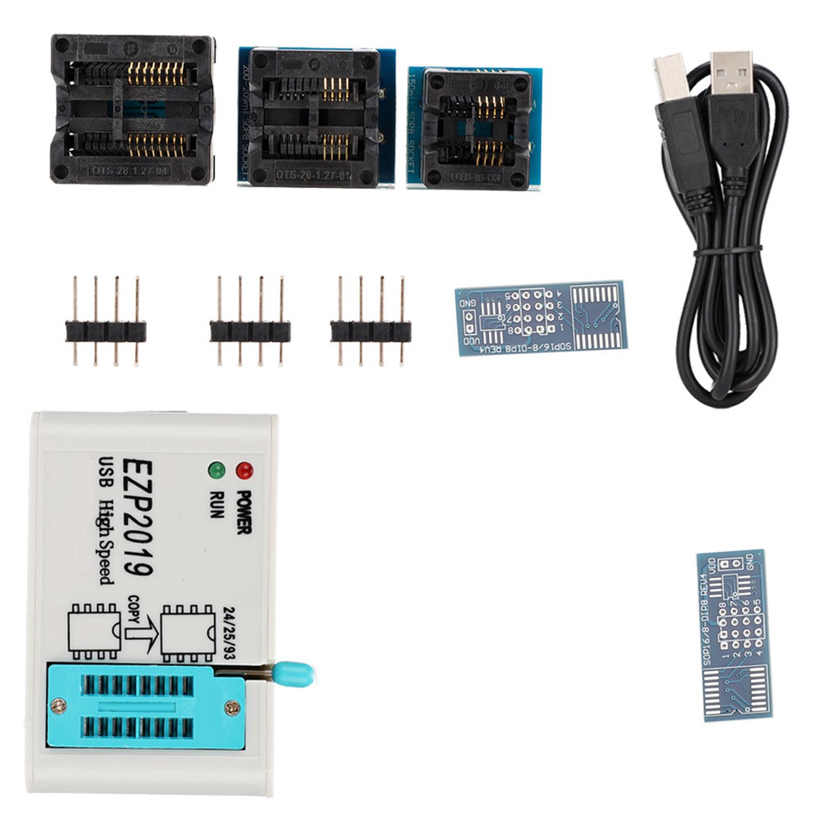 Високошвидкісний USB SPI програматор EZP2019 з 3 протестованими базами підтримки для серій 24252693
Високошвидкісний USB SPI програматор EZP2019 з 3 протестованими базами підтримки для серій 24252693